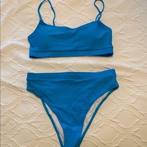 Ocean Blue high waisted bikini NEW